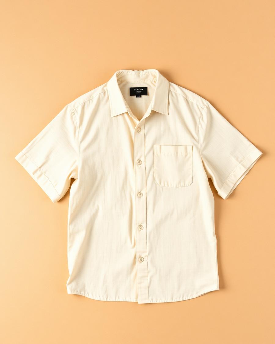 Penns Creek Linen Camp Shirt — An open collar and a lot of airflow.